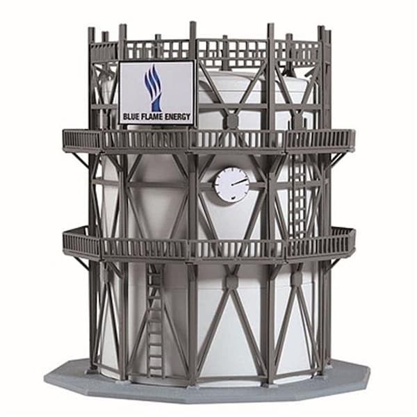 Model Power Model Power MDP1567 N Scale Large Oil Tank Building Kit MDP1567 - main